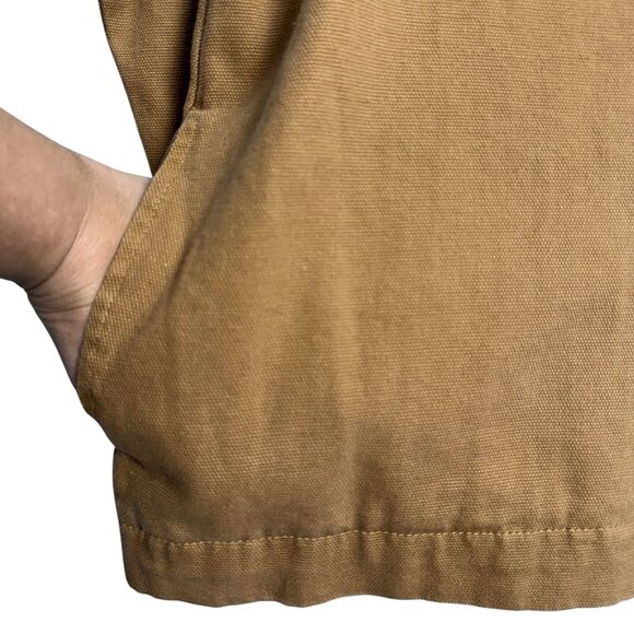 No Boundaries Canvas Duck Jacket Mens 3XL Brown Corduroy Barn Chore Y2K - Picture 4 of 11